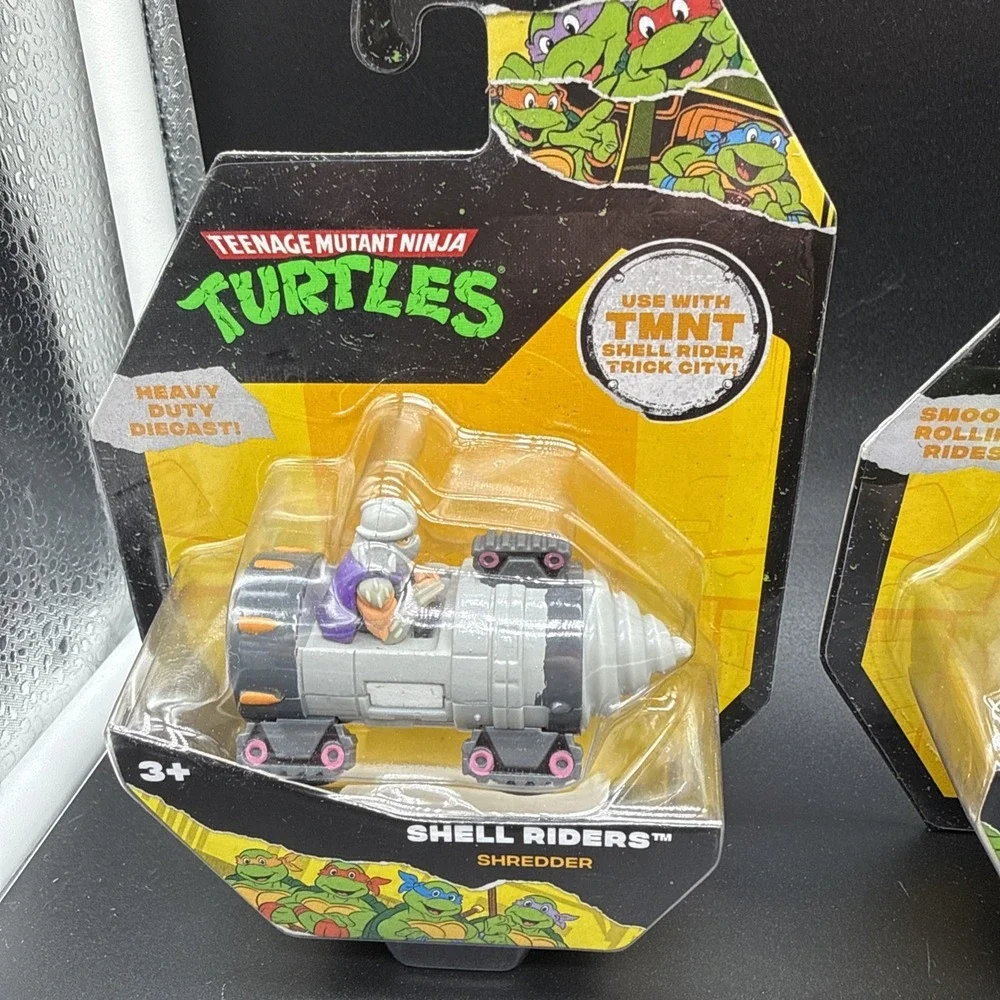 New TMNT Teenage Mutant Ninja Turtles Shell Riders Funrise Diecast Set 5 Cars
